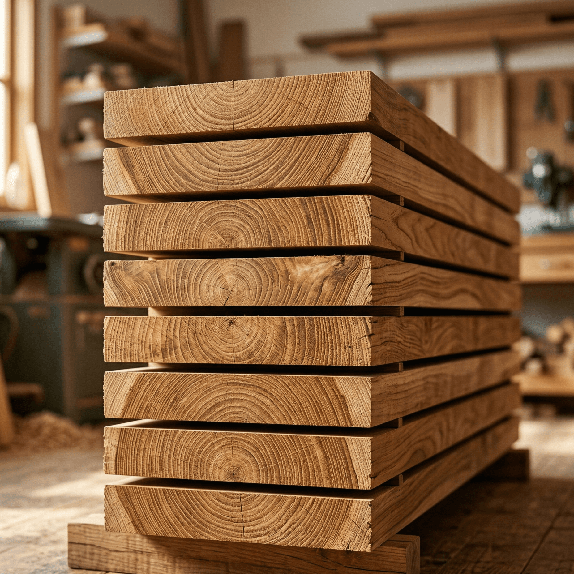 Sawn Timber planks
